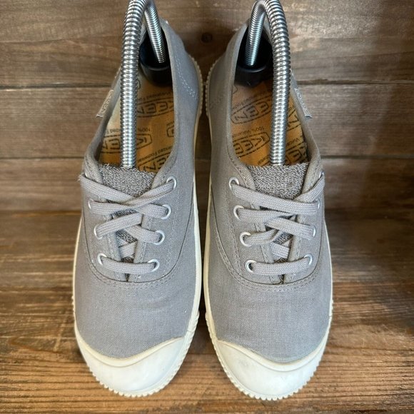 Womens Keen Maderas Gray Canvas Casual Comfort Sneakers‎ Shoes Size 7 M GUC - Picture 3 of 6